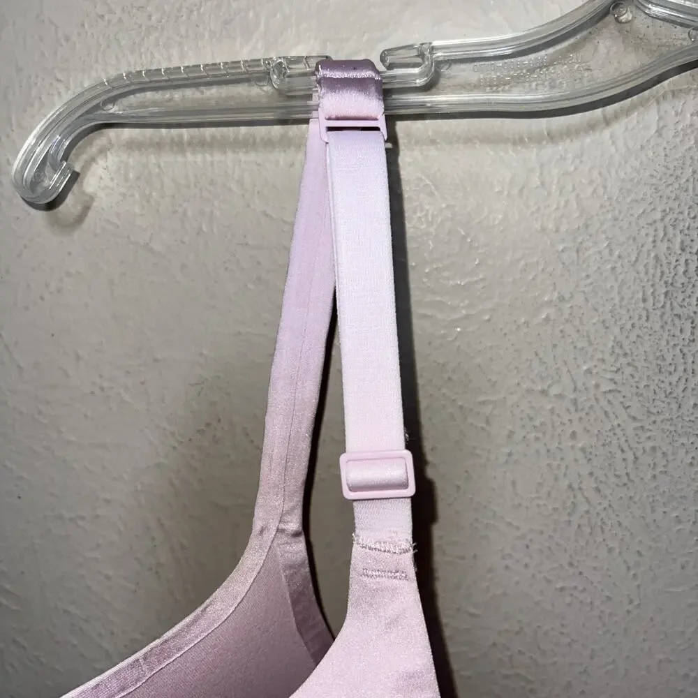 Skims Ultimate Deep V Push Up Bra Size 38DDD Cherry Blossom Pink NWT - Picture 8 of 12